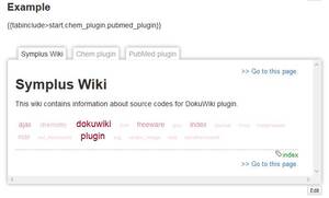 in the DokuWiki Template